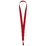 Лента для бейджа Neckband, красная