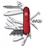 Офицерский нож CyberTool L, прозрачный красный