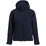 Куртка женская Hooded Softshell темно-синяя, размер S