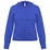 Толстовка женская Hooded Full Zip ярко-синяя, размер XS