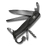 Нож перочинный VICTORINOX RangerGrip 55 Onyx Black, 130 мм, 12 функций, с фиксатором лезвия, чёрный