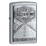 Зажигалка ZIPPO Харлей Дэвидсон с покрытием поцарапанный хром | Harley-Davidson® Street Chrome, латунь/сталь, серебристая, 38x13x57мм