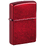 Зажигалка ZIPPO классическая с покрытием Красное карамелизированное яблоко | Candy Apple Red™, латунь/сталь, красная, глянцевая, 38x13x57 мм