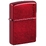 Зажигалка ZIPPO Логотип с покрытием Красное карамелизированное яблоко | Logo Candy Apple Red™, латунь/сталь, красная, глянцевая, 38x13x57 мм