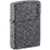 Зажигалка ZIPPO Логотип с каменным покрытием | Logo Iron Stone, латунь/сталь, серая, матовая, 38x13x57 мм