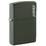 Зажигалка ZIPPO Логотип с зеленым матовым покрытием | Logo Green Matte, латунь с порошковым покрытием, зеленая, матовая, 38x13x57 мм