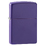 Зажигалка ZIPPO классическая с фиолетовым матовым покрытием | Classic Purple Matte, латунь/сталь, фиолетовая, матовая, 38x13x57 мм