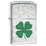 Зажигалка ZIPPO Клевер с покрытием Глянцевый хром | Clover High Polish Chrome, латунь/сталь, серебристая, 38x13x57 мм