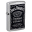 Зажигалка ZIPPO Джек Дэниэлс с покрытием поцарапанный хром | Jack Daniels® Street Chrome, латунь/сталь, серебристая, 38x13x57мм