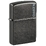 Зажигалка ZIPPO Логотип с темно-серым покрытием | Logo Gray Dusk, латунь/сталь, серая, матовая, 38x13x57 мм