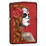 Зажигалка ZIPPO День мертвых с покрытием Красное карамелизированное яблоко | Day of Dead Candy Apple Red™, латунь/сталь,красная,глянцевая, 38x13x57мм