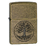 Зажигалка ZIPPO Древо жизни с покрытием античная латунь | Tree of Life Antique Brass, латунь/сталь, медная, матовая, 38x13x57 мм