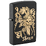 Зажигалка ZIPPO Джокер с черным матовым покрытием | Joker Black Matte, латунь/сталь, черная, 38x13x57 мм