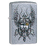 Зажигалка ZIPPO Викинг с покрытием поцарапанный хром | Viking Warrior Street Chrome, латунь/сталь, серебристая, 38x13x57 мм