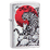 Зажигалка ZIPPO Азиатский тигр с покрытием матовый хром | Asian Tiger Brushed Chrome, латунь/сталь, серебристая, 38x13x57 мм