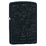 Зажигалка ZIPPO Черный мотив с черным матовым покрытием | Tone on Tone Design Black Matte, латунь/сталь, чёрная, 38x13x57 мм