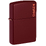 Зажигалка ZIPPO Логотип с покрытием мерло | Logo Merlot, латунь/сталь, бордовая, глянцевая, 38x13x57 мм