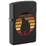 Зажигалка ZIPPO Цветные блоки с черным матовым покрытием | Colorblock Black Matte, латунь/сталь, черная, 38x13x57 мм