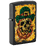Зажигалка ZIPPO Карта сокровищ с черным матовым покрытием | Lucky Map Black Matte, латунь/сталь, черная, 38x13x57 мм