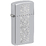 Зажигалка ZIPPO узкая Медовые соты с покрытием глянцевый хром | Slim® Honeycomb Design High Polish Chrome, латунь/сталь, серебристая, 29x10x60 мм