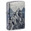 Зажигалка ZIPPO Набросок горы с покрытием Искусственно состаренный хром на 540 | Mountain Sketch 540 Tumbled Chrome, латунь/сталь, разноцветная, 38x13