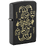 Зажигалка ZIPPO Джокер с маской с черным матовым покрытием | Masked Joker Design Black Matte, латунь/сталь, черная, 38x13x57 мм