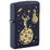 Зажигалка ZIPPO Затерянный в космосе с темно-синем матовым покрытием | Lost in Space Design Navy Matte, латунь/сталь, синяя, 38x13x57 мм