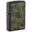 Зажигалка ZIPPO Отражения с черным матовым покрытием | Reflection Design Black Matte, латунь/сталь, черная, матовая, 38x13x57 мм