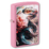 Зажигалка ZIPPO Анаконда Мацци с розовым матовым покрытием | Mazzi® Anaconda Pink Matte, латунь/сталь, розовая, матовая, 38x13x57 м