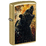 Зажигалка ZIPPO Рычащий гризли с покрытием поцарапанная латунь | Grizzly Roar Design Street Brass, латунь/сталь, золотистая, 38x13x57 мм