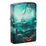 Зажигалка ZIPPO Кладбище с матовым покрытием на 540 | Graveyard 540 Matte, латунь/сталь, разноцветная, 38x13x57 мм