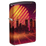 Зажигалка ZIPPO Кибергород с матовым покрытием на 540 | Cyber City 540 Matte, латунь/сталь, оранжевая 38x13x57 мм