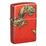 Зажигалка ZIPPO Дракон с покрытием Искусственно состаренная латунь на 540 | Dragon Design 540 Tumbled Brass, латунь/сталь, разноцветная, 38x13x57 мм