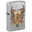 Зажигалка ZIPPO Рик Ритвельд с покрытием поцарапанный хром | Rick Rietveld Street Chrome, латунь/сталь, серебристая, 38x13x57 мм