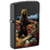 Зажигалка ZIPPO Линда Пикен «Медведь» с черным матовым покрытием | Linda Picken Black Matte, латунь/сталь, черная, 38x13x57 мм