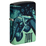 Зажигалка ZIPPO Русалка с матовым покрытием на 540 | Mermaid Design 540 Matte, латунь/сталь, черная, матовая, 38x13x57 мм