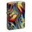 Зажигалка ZIPPO Цветные вихри с покрытием, светящимся в темноте зеленым | Colorful Swirl Glow In The Dark Green,латунь/сталь,разноцветная,38x13x57 мм