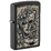 Зажигалка ZIPPO Окровавленное тату с черным матовым покрытием | Gory Tattoo Black Matte, латунь/сталь, черная, матовая, 38x13x57 мм