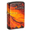 Зажигалка ZIPPO Поток лавы с покрытием Искусственно состаренная латунь на 540 | Lava Flow 540 Tumbled Brass, латунь/сталь, оранжевая, 38x13x57 мм