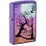 Зажигалка ZIPPO Деревья-черепа с фиолетовым матовым покрытием | Skull Tree Purple Matte, латунь/сталь, черная 38x13x57 мм