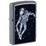 Зажигалка ZIPPO Космонавт-Скейтбордист со светло-серым покрытием | Skateboarding Astronaut Flat Grey, латунь/сталь, серая, 38x13x57 мм