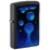 Зажигалка ZIPPO Лавовая лампа с покрытием черный свет | Lava Lamp Black Light, латунь/сталь, черная,матовая 38x13x57 мм