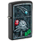 Зажигалка ZIPPO Божья коровка с черным матовым покрытием | Ladybug Design Black Matte, латунь/сталь, черная, матовая, 38x13x57 мм
