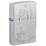 Зажигалка ZIPPO Старомодный танец с покрытием сатинированный хром | Vintage Dance Satin Chrome, латунь/сталь, серебристая, 38x13x57 мм