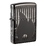 Зажигалка ZIPPO Пламя с черным глянцевым покрытием | Zippo Design High Polish Black, латунь/сталь, черная, глянцевая, 38x13x57 мм