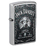 Зажигалка ZIPPO Джек Дэниэлс с покрытием поцарапанный хром | Jack Daniels® Street Chrome, латунь/сталь, серебристая, 38x13x57 мм
