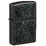 Зажигалка ZIPPO Узор с черным глянцевым покрытием | Pattern High Polish Black, латунь/сталь, черная, глянцевая, 38x13x57 мм