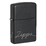 Зажигалка ZIPPO Традиционный дизайн с черным матовым покрытием | Zippo Design Black Matte, латунь/сталь, черная, матовая, 38x13x57 мм