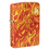 Зажигалка ZIPPO Огонь с покрытием Искусственно состаренная латунь на 540 | Fire 540 Tumbled Brass, латунь/сталь, разноцветная, 38x13x57 мм