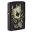 Зажигалка ZIPPO Азартные игры с черным матовым покрытием | Gambling Design Black Matte, латунь/сталь, чёрная, матовая, 38x13x57 мм